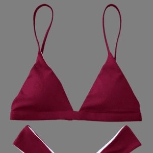 BRAND NEW, burgundy ZAFUL Bikini!
